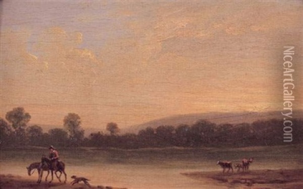 Paysage Oil Painting - Casimir de Cypierre