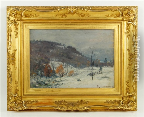 Winter Afternoon Oil Painting - John Joseph Enneking