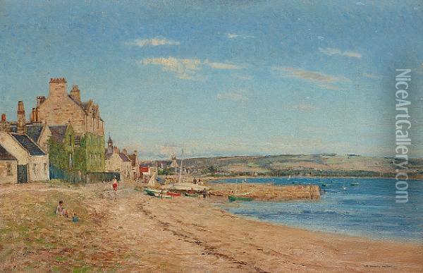 Findhorn Oil Painting - William Arthur Garrick