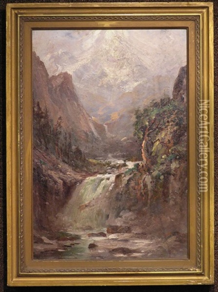 Sierra Nevada Landscape Oil Painting - Deidrich Henry Gremke