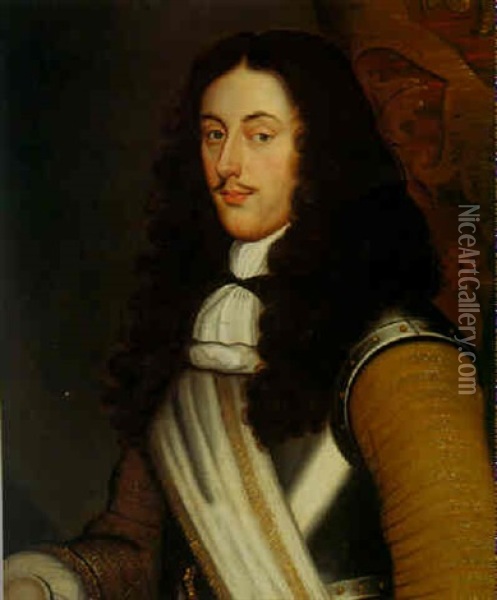 Portrait Of William Ii, Prince Of Orange Oil Painting - Gerrit Van Honthorst