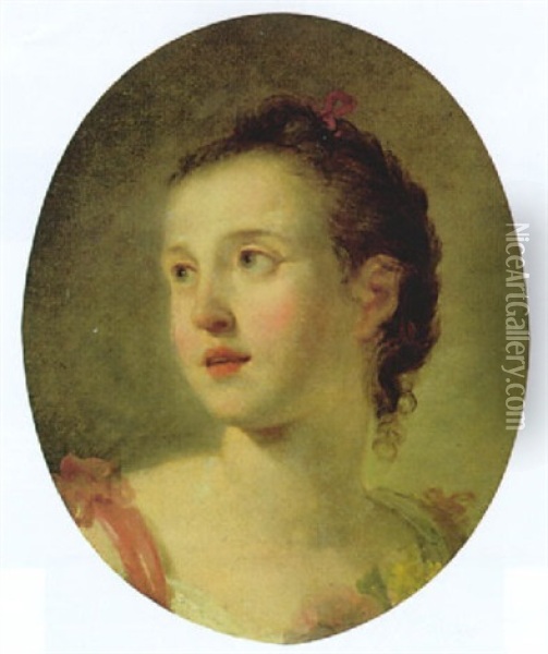 Portrat Der Marguerite Gerard Oil Painting - Jean-Honore Fragonard