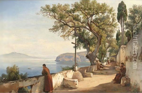 Sorrento 2 Oil Painting - Giacinto Gigante