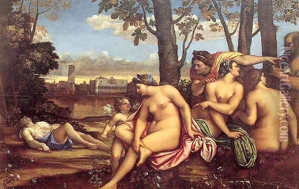 The Death of Adonis Early 1500s Oil Painting - Sebastiano Del Piombo