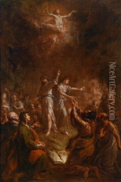Verklarung Christi Oil Painting - Martin Johann (Kremser Schmidt) Schmidt
