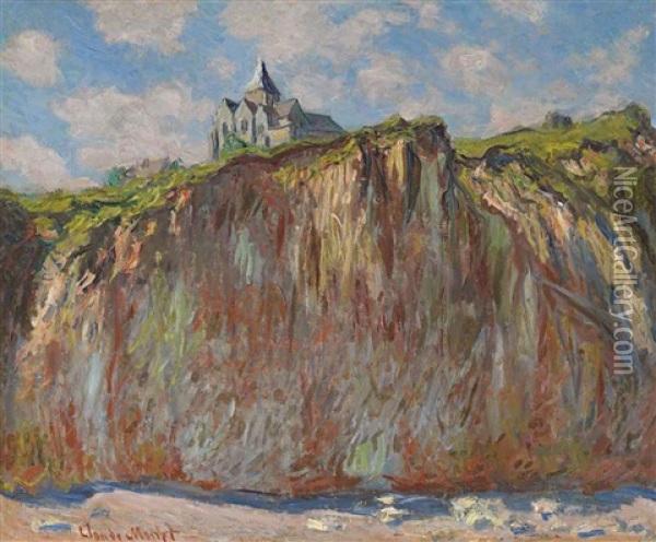 Eglise De Varengeville, Effet Matinal Oil Painting - Claude Monet