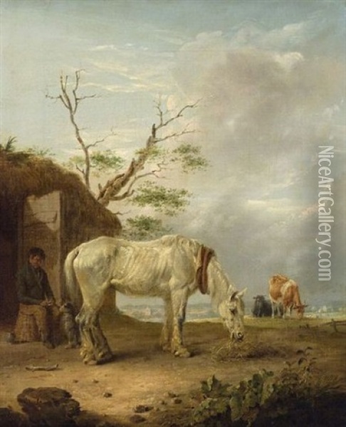 The Workhorse Oil Painting - Edmund Bristow