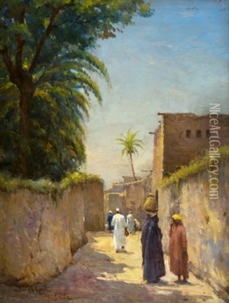 Z Egypta Oil Painting - Vaclav Prihoda