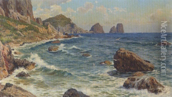 Capri Oil Painting - Bernardo Hay