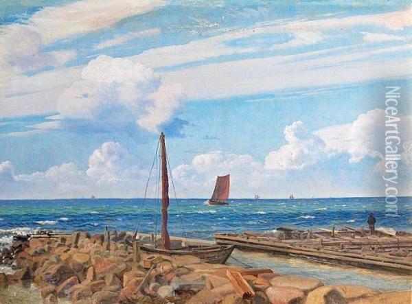 Vang, Bornholm Oil Painting - Vilhelm Peter C. Kyhn