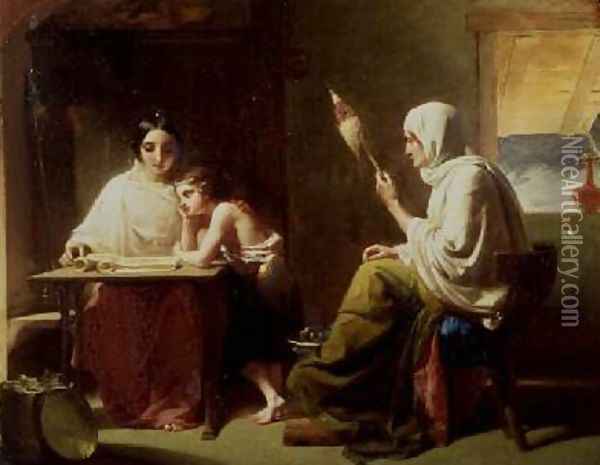 The Early Days of Timothy Oil Painting - Henry Le Jeune