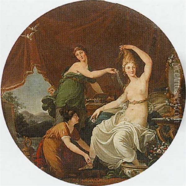 The Toilet Of Venus Oil Painting - Angelika Kauffmann