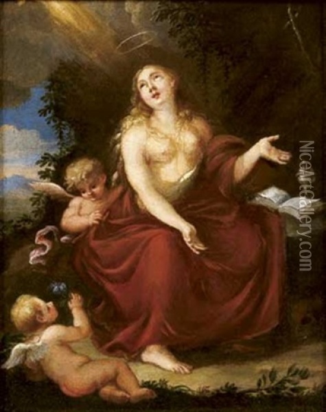 Sainte Marie-madeleine Oil Painting -  Parmigianino (Michele da Parma)