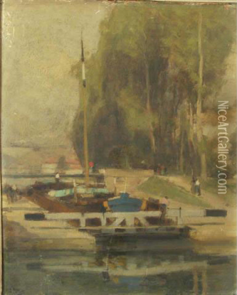 Sans Titre Oil Painting - Eugne-Louis Gillot