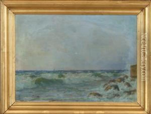 Seascapes Oil Painting - Elias Petersen