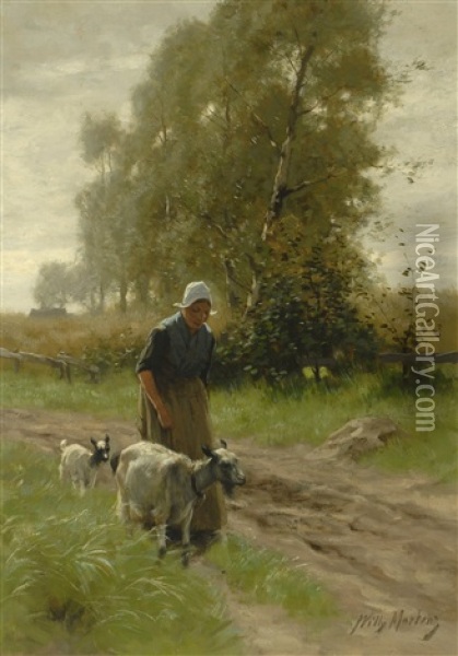Homeward Bound Oil Painting - Willy Martens