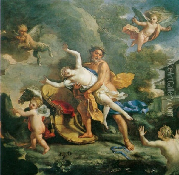 Abduction Of Persephone oil painting reproduction by Paolo de Matteis 