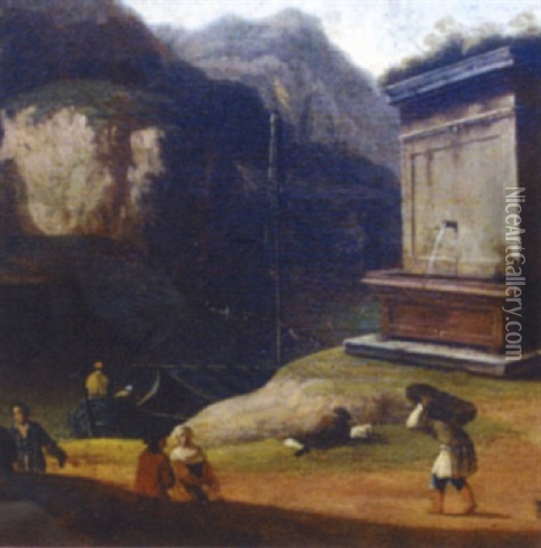 Paisaje Con Ruinas Romanas Oil Painting - Giovanni Paolo Panini