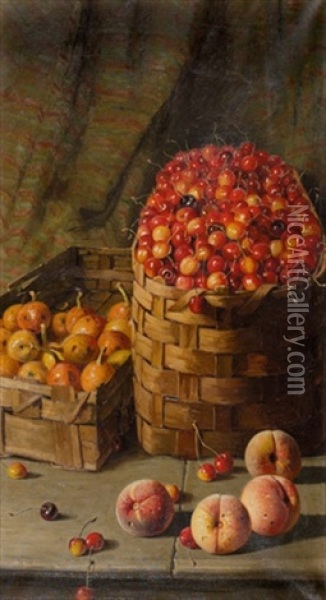 Fruchtestillleben Oil Painting - Augusto Ferri