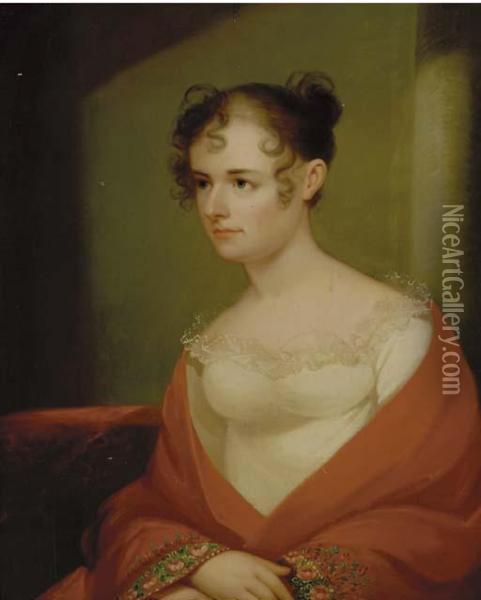 Portrait Of A Lady Oil Painting - Thomas Sully