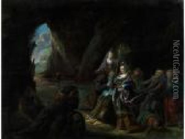 Die Versuchung Des Heiligenantonius Oil Painting - David The Younger Ryckaert