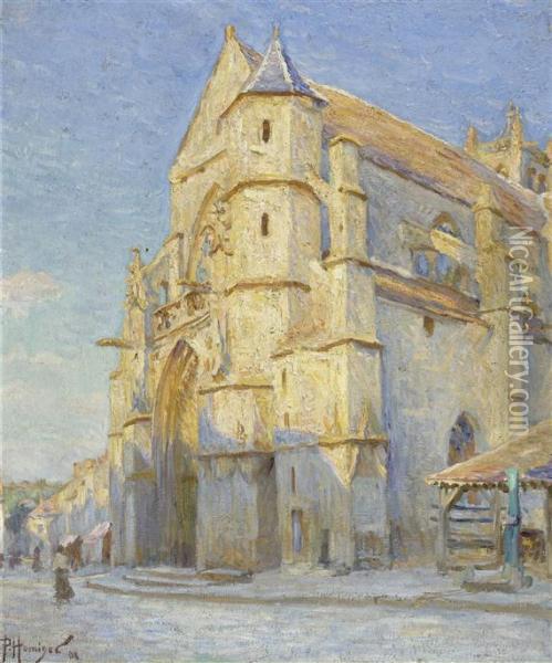 L'eglise De Moret Sur Loiny Oil Painting - Paul Hoeniger