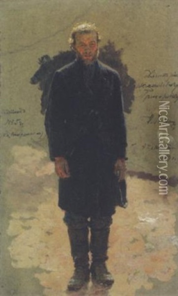 Mannerbildnis Oil Painting - Ilya Repin