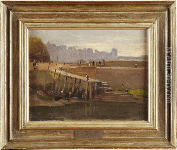 The Old Pier, St.andrews Oil Painting - William Grant Murray