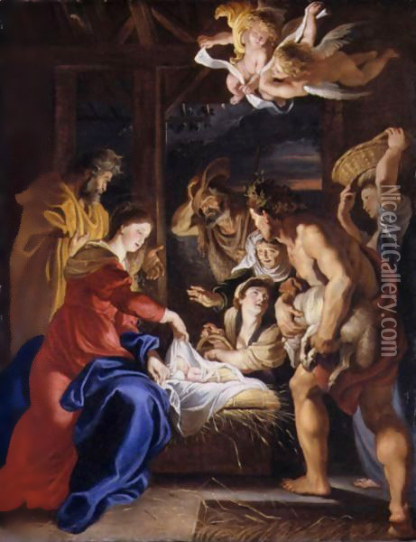 The Nativity Oil Painting - Peter Paul Rubens