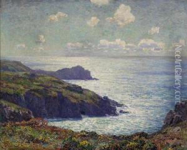 Early Morning Light, New England Oil Painting - Wilson Henry Irvine