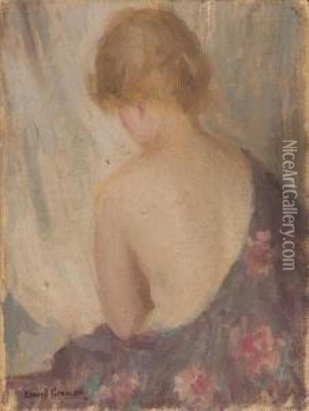 Seated Woman Oil Painting - Edmund William Greacen