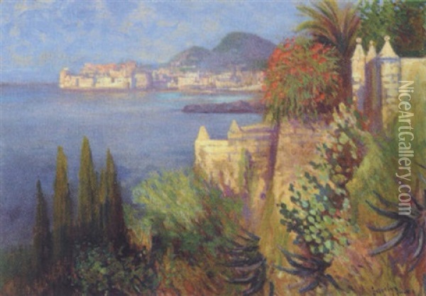 Blick Auf Dubrovnik Oil Painting - Imre Gergely