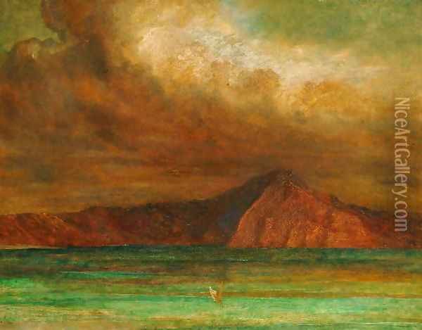 Bay of Naples, 1889 Oil Painting - George Frederick Watts