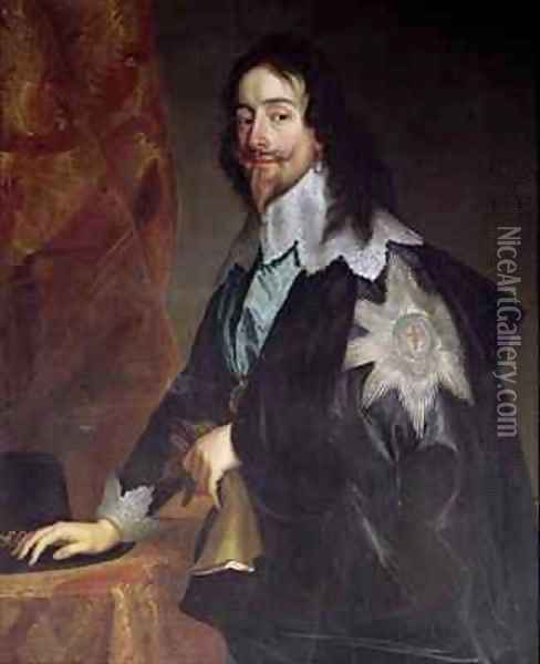 King Charles I 1600-49 Oil Painting - Sir Anthony Van Dyck