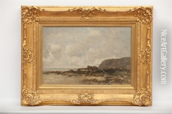 Bennen Head, Arran Oil Painting - William Alfred Gibson