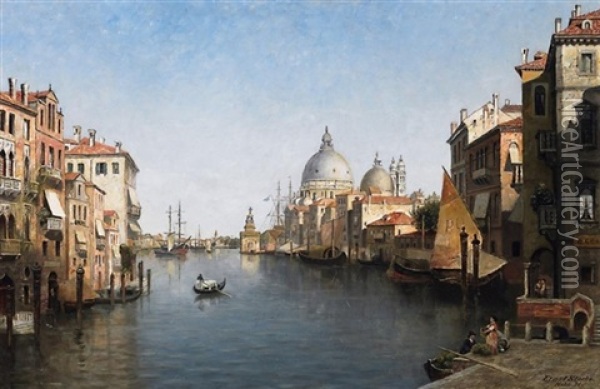 Nachmittagliches Venedig Oil Painting - Ernst Stache