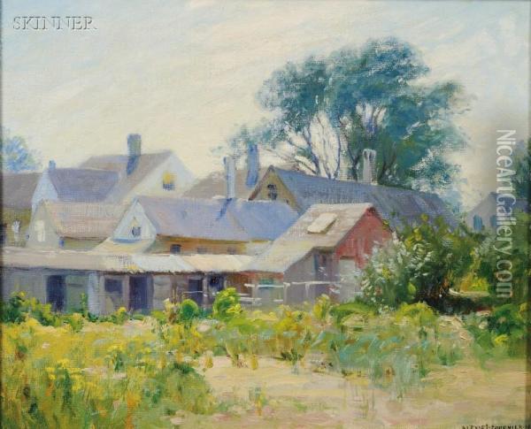 A Bit Of Old Provincetown Oil Painting - Alexis Jean Fournier