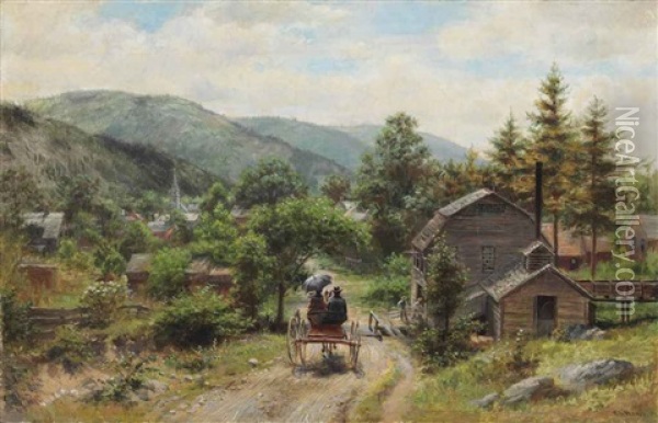 In The Valley Oil Painting - Edward Lamson Henry