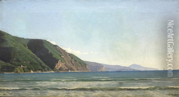 Marina Di Castellammare Oil Painting - Enrico Gaeta