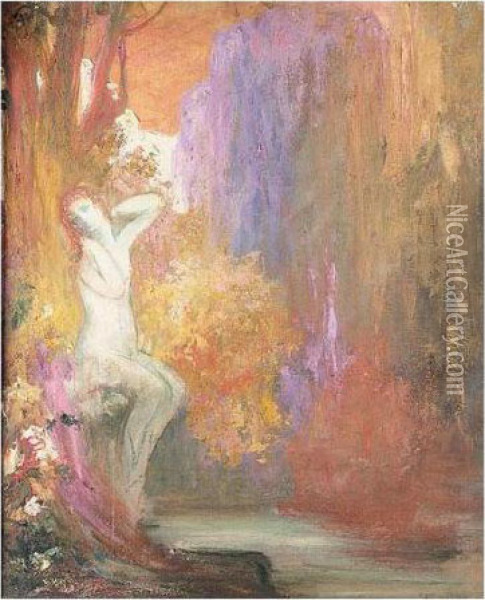 Sirene Oil Painting - Pierre Amedee Marcel-Beronneau