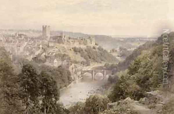 Richmond, Yorkshire Oil Painting - Harry Sutton Palmer