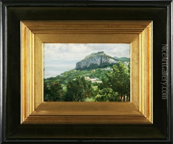 Impressioni Di Capri Oil Painting - Attilio Pratella
