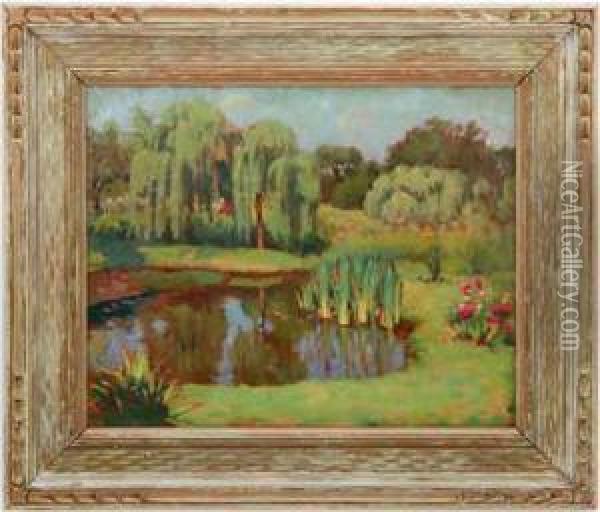 Garden Of Dreams, Charleston Oil Painting - William Posey Silva