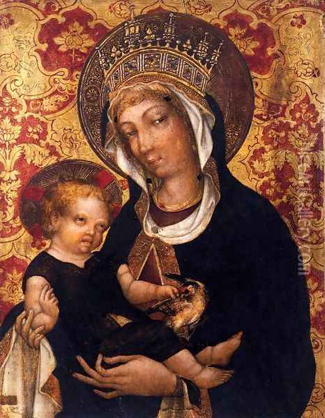 Virgin and Child Oil Painting - Michele (di Taddeo di Giovanni Bono) Giambono