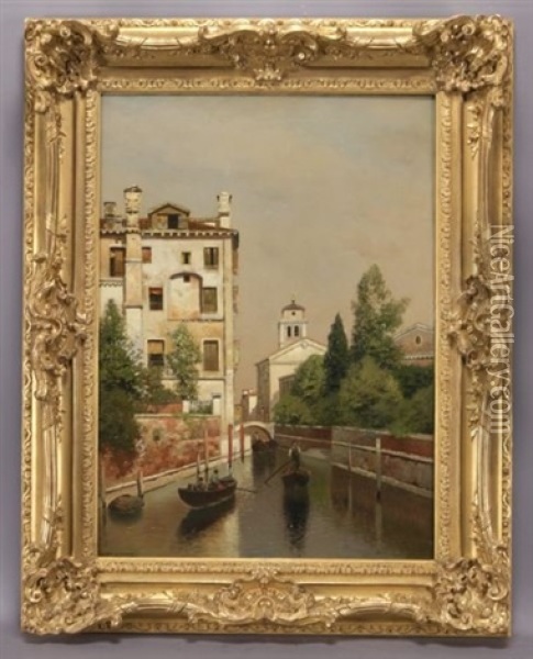 View Of Venice Oil Painting - Henry Pember Smith