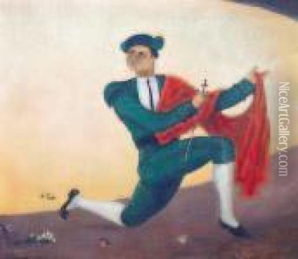 Il Torero Oil Painting - Marcello Claris