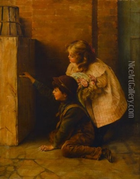 The Critic Oil Painting - Karl Witkowski