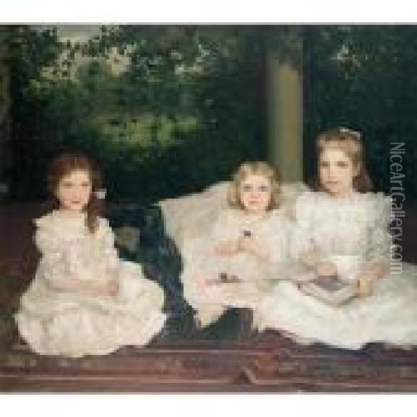 The Sisters Oil Painting - Augustus Vincent Tack