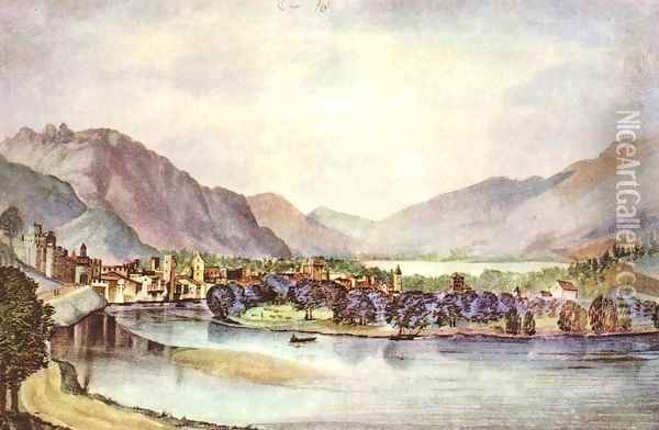 View of Trento 2 Oil Painting - Albrecht Durer