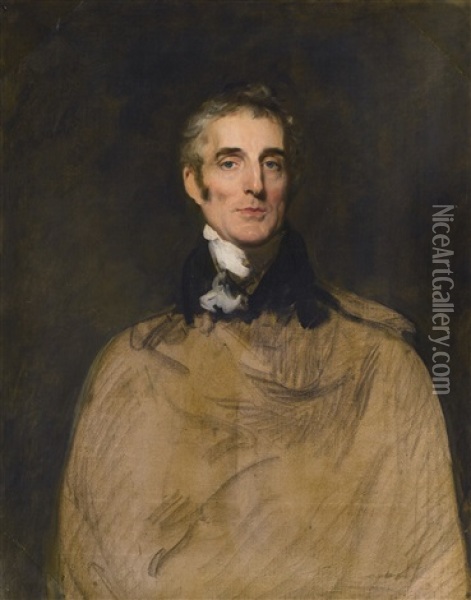 Portrait Of Field Marshal Arthur Wellesley, 1st Duke Of Wellington Oil Painting - Thomas Lawrence